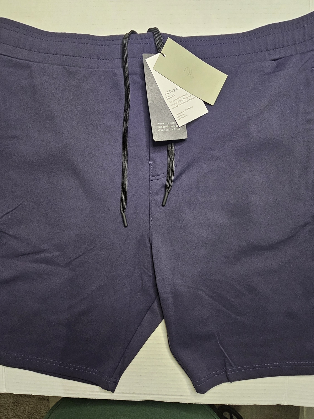 Public Rec All Day Every Day Shorts Navy Performance Stretch NWT Size 40R